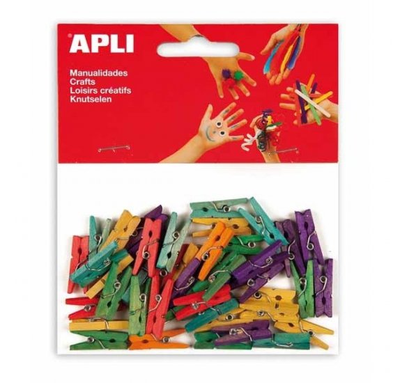 SACHET DE PINCE A LINGE CLR (PQT DE 50 PCS)